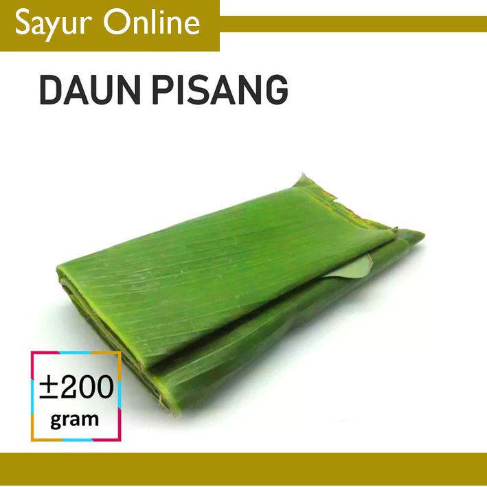 

[SayurOnline] DAUN PISANG [200g]