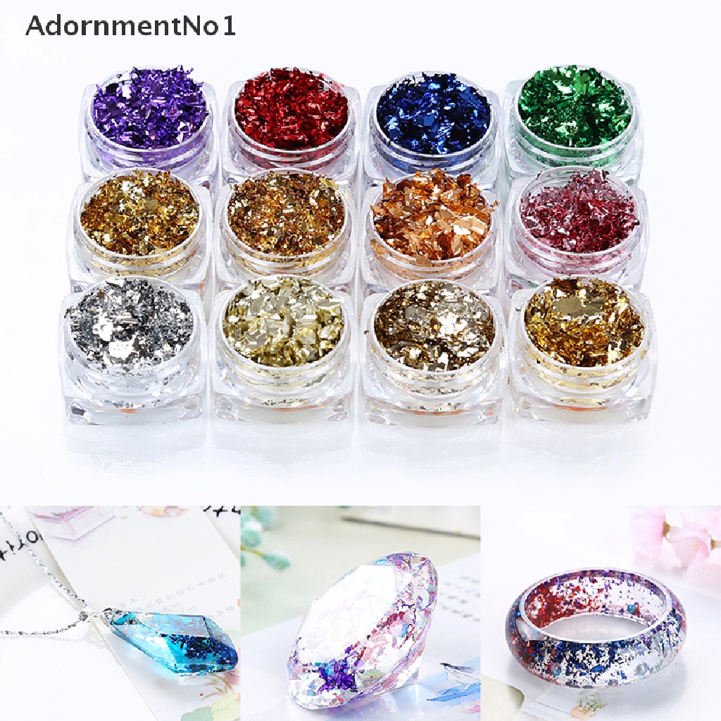 (AdornmentNo1) Cetakan Epoxy Resin UV Glitter Untuk Membuat Perhiasan DIY