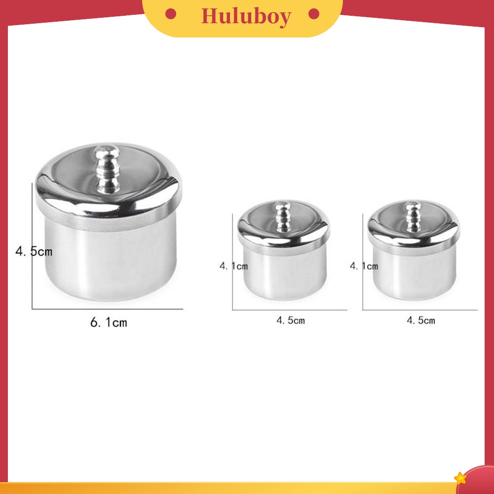 Huluboy Huluboy♡ 3 Pcs Cup Holder Penyimpanan Cairan Manikur Bahan Akrilik