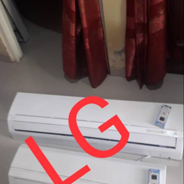 Kipas ac merk LG 2Pk murah Pake remote