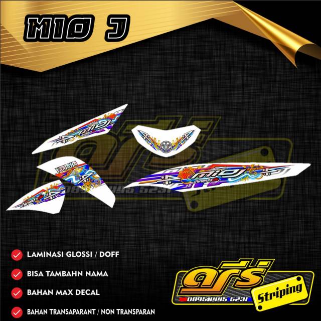 Striping mioj Transparan Variasi