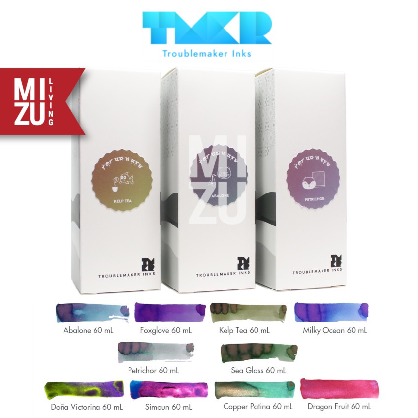 TROUBLEMAKER 60ml High Shading Sheening Shimmering Fountain Pen INK