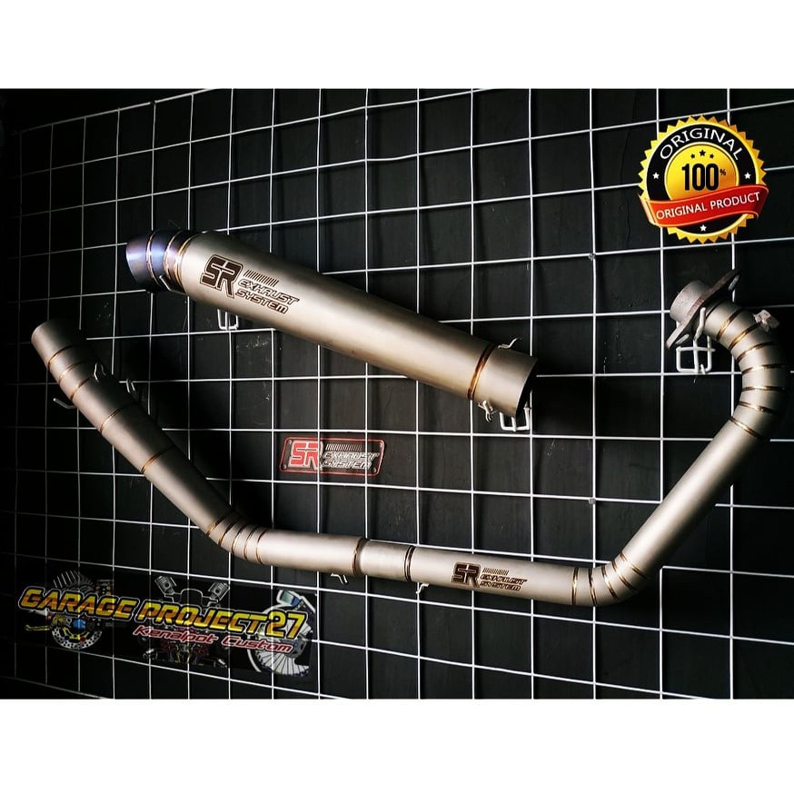 KNALPOT RACING ORIGINAL LEHER ROADRACE SATRIA FU INJEKSI - FU CARBU GSX 150R RC-1 SERIES