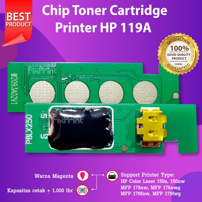 Chip Toner Cartridge HP 119A Printer Laserjet 150a 150nw 178nw 179fnw