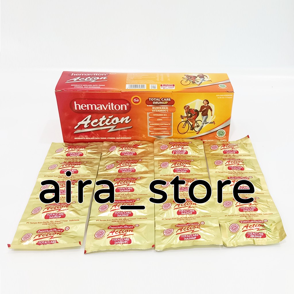 Hemaviton Action Total Care IMUNUP - 1 Strip @5 Kapsul