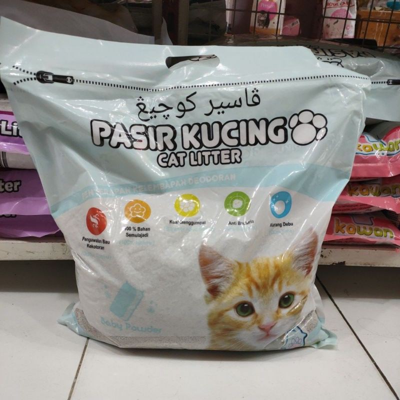 Pasir Kucing Kawan 10 Liter Baby Powder