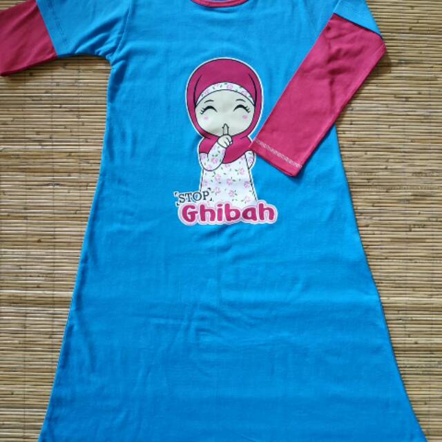 GAMIS KAOS ANAK  ZAHRA - STOP GHIBAH