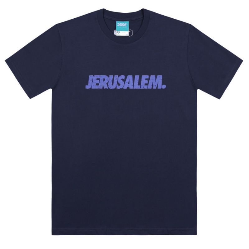 WADEZIG KAOS PRIA DISTRO WDZG JERUSALEM BRICK NAVY ORIGINAL