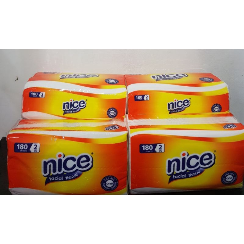 FACIAL TISSUE Tisu nice 180-250 sheet  jolly 250 sheet  paseo baby 130 sheet  paseo 250-280 sheet
