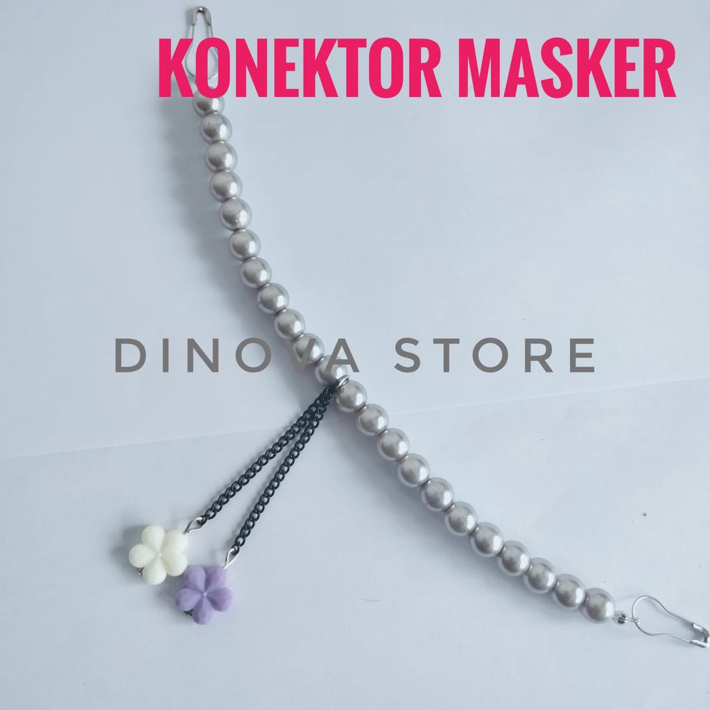 KONEKTOR mutiara 8m JUNTAI/pengait masker/sambungan masker/strap masker