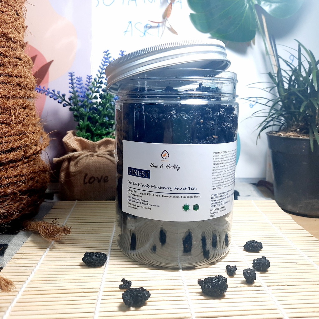 

Botanica Dried Mulberry Fruit Tea Import Grade A 250 gr - 1 Kg