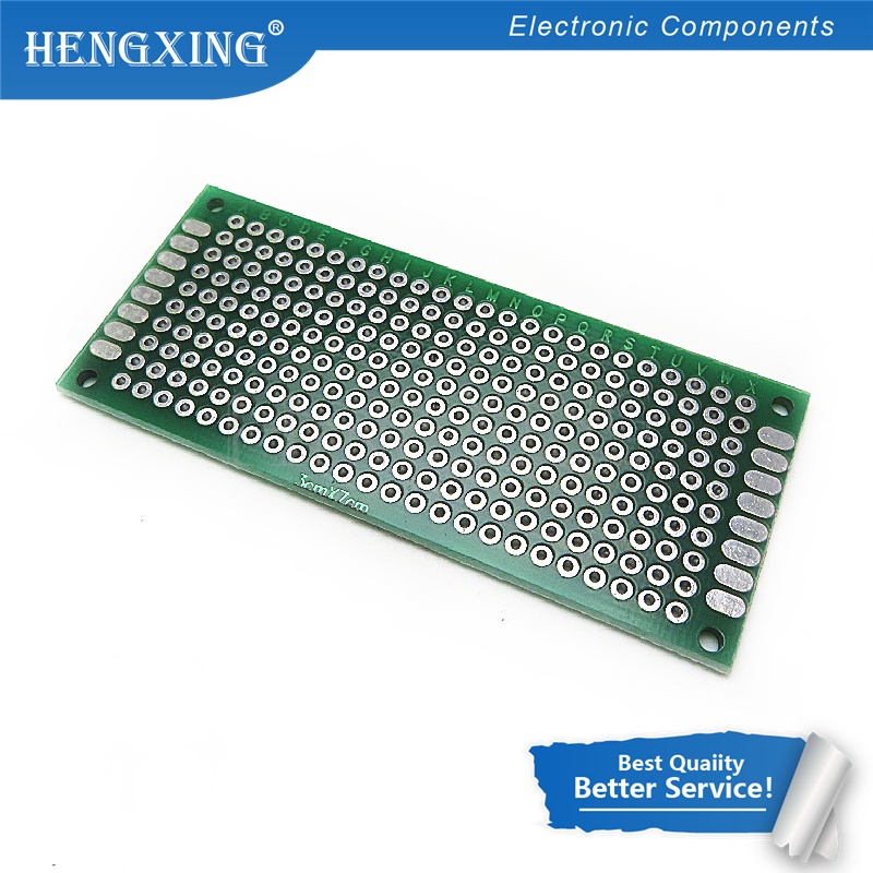 50 Pcs Papan Sirkuit Prototype PCB Universal 2x8cm 2x8 3x7cm 3x7 4x6cm 4x6 5x7cm 5x7 Dua Sisi