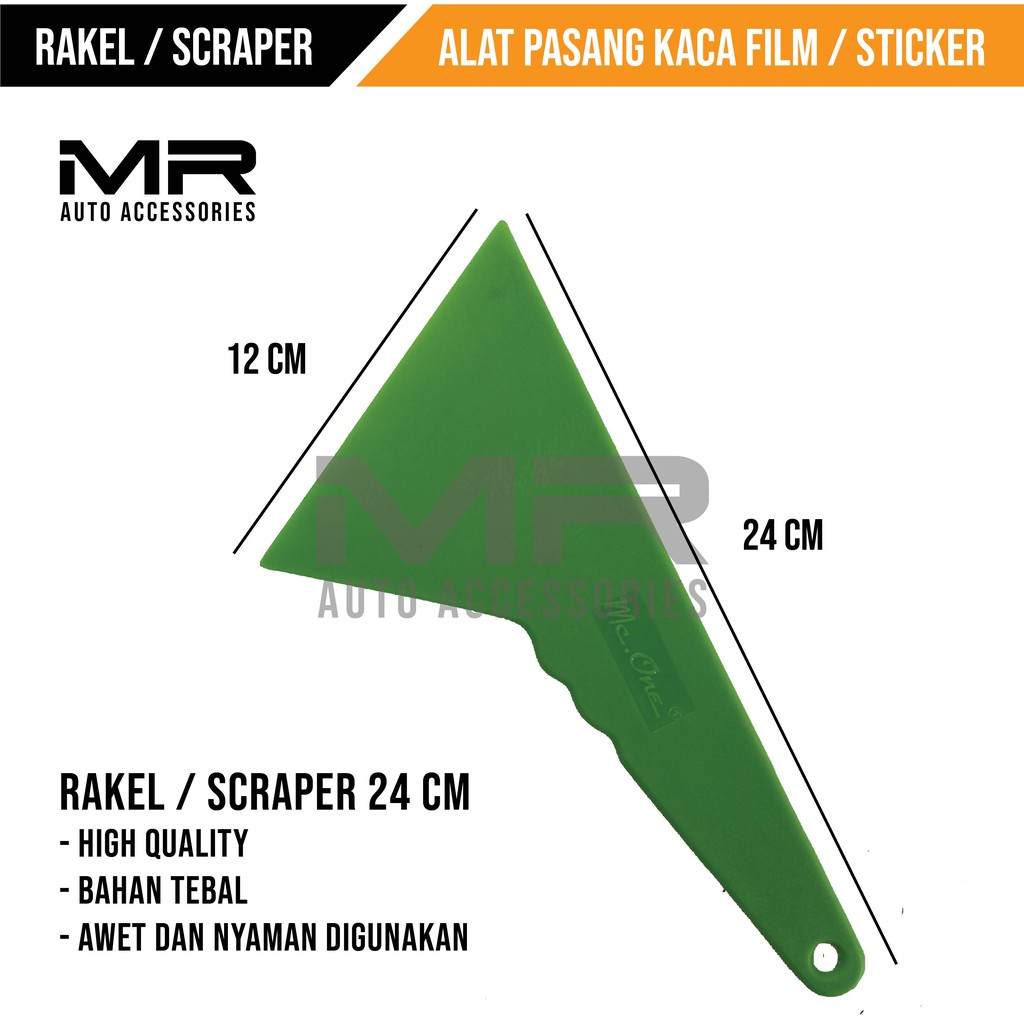 RAKEL / SCRAPER PANJANG 24CM ALAT PASANG STIKER DAN KACA FILM HIGH QUALITY