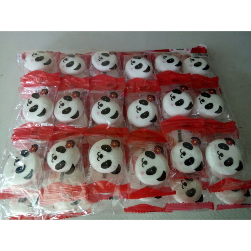 

Ay00! Marshmallow Panda Naraya Isi 60pcs Selai Strawberry