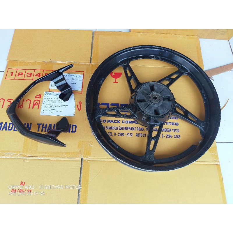 velg racing belakang plus behel jok belakang Jupiter z 1 second original