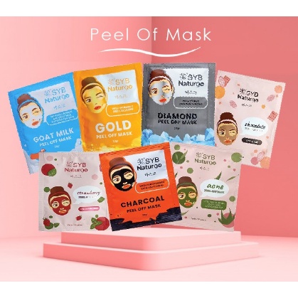 ECERAN [ SACHET ]- SYB MASKER NATURGO PEEL OFF MASK - BEBAS PILIH | FADHILAH SHOP BJB