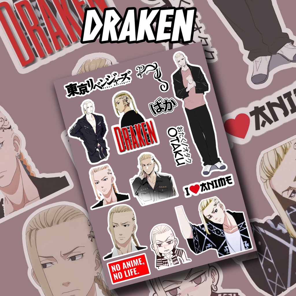 STICKER ANIME // STIKER ANIME UNCUTTING // STICKER TOKYO REVENGERS NARUTO HAIKYUU ATTACK ON TITAN KIMETSU NO YAIBA JUJUTSU KAISEN HXH ONE PIECE-DRAKEN