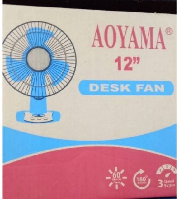 Kipas Angin Meja Desk Fan 12&quot; inc. BARU bergaransi