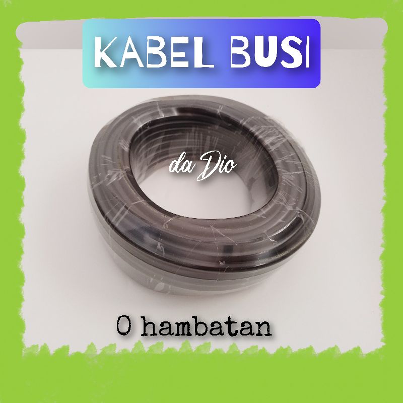 KABEL BUSI METERAN SERAT TEMBAGA NOL HAMBATAN PENGAPIAN MESIN OPTIMAL