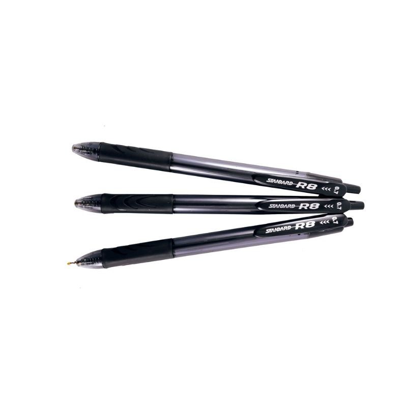 

Ball Pen / Pulpen / Pena STANDARD R8 Retractable Ballpoint Pen per PCS