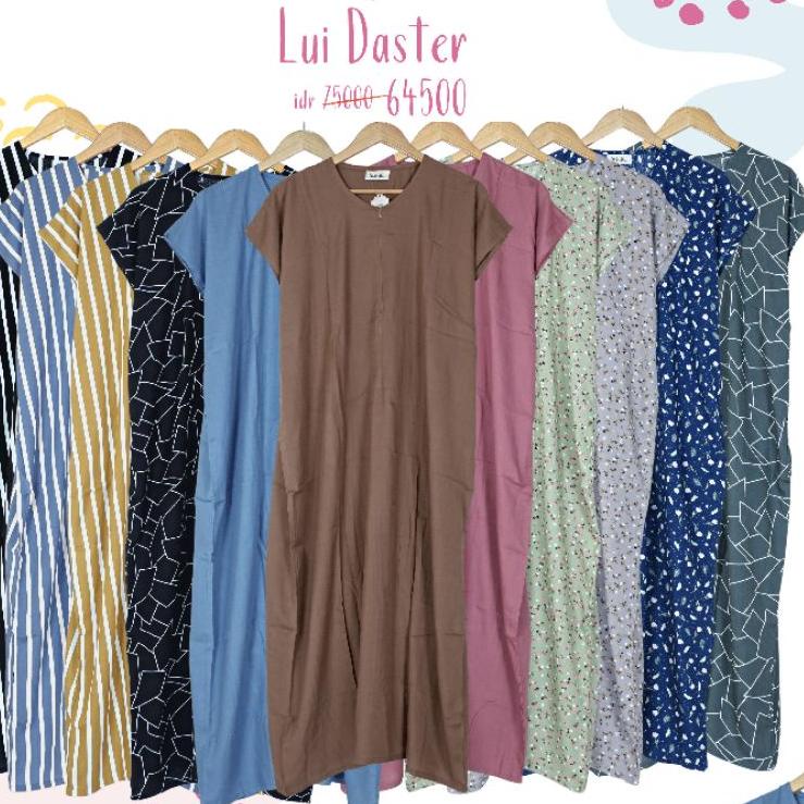 Lui Daster Busui by DAINIK Homewear LD125 Panjang Semata Kaki [TD. 8373]