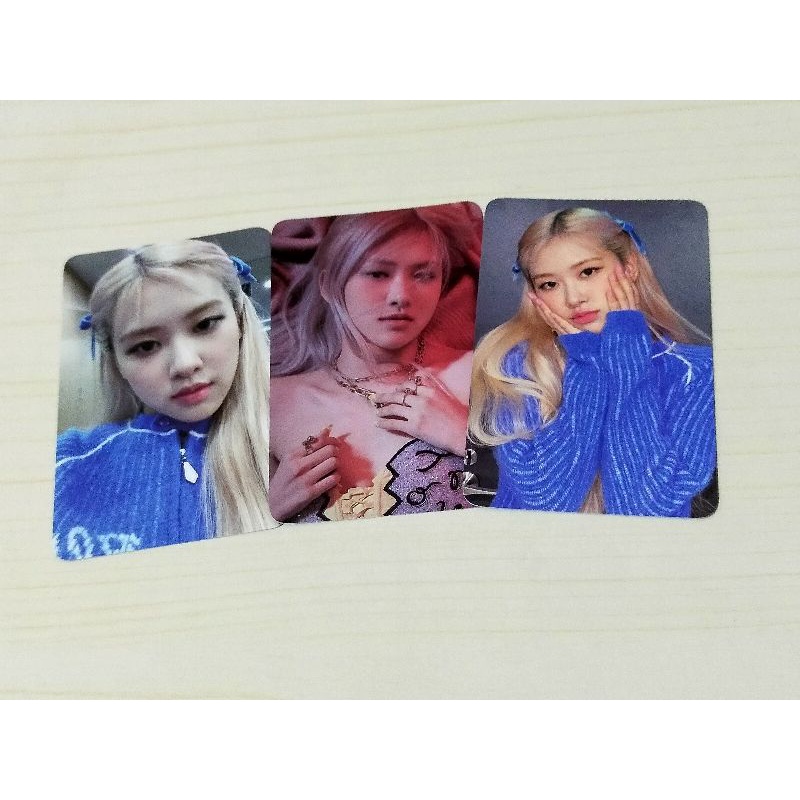 SHARING OFFICIAL PHOTOCARD PC ROSE SOLO ALBUM "-R-"