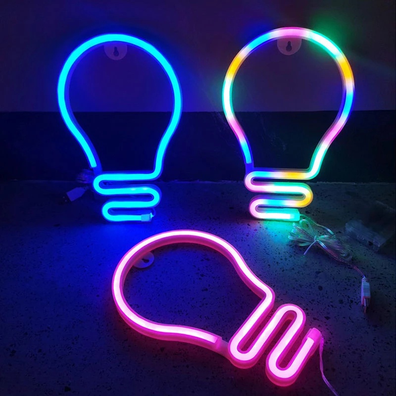 [FEATURED]Romantic Bulb Neon Sign  Lights