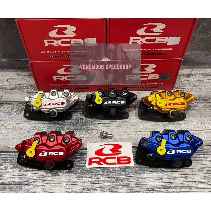Kaliper RCB S1 Piston2 Depan Beat Scoopy Vario Genio Spacy Vario125150