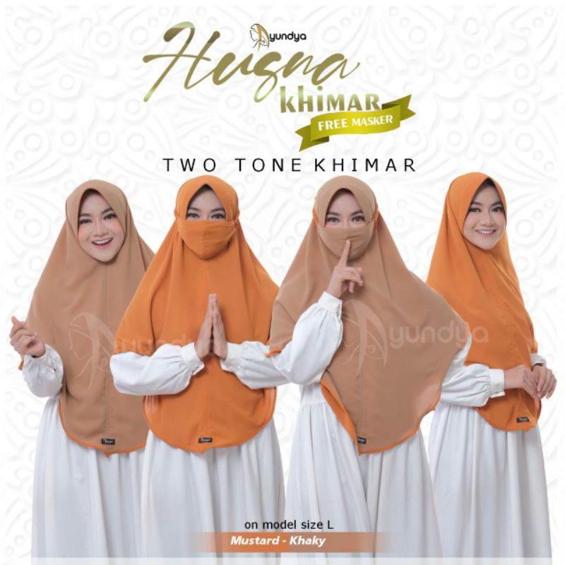 HIJAB INSTAN KHIMAR HUSNA || BOLAK BALIK || AYUNDYA