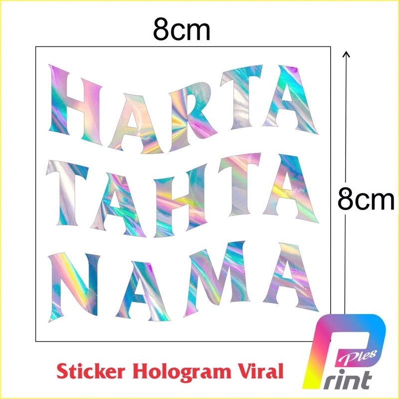 

Sticker viral hologram stiker BANG JAGO stiker HARTA TAHTA NAMA