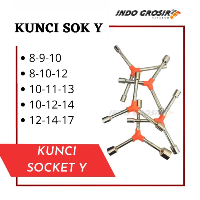 Kunci Sock Y Kunci Y Chrome Kunci Socket Y Type Shocket Wrench