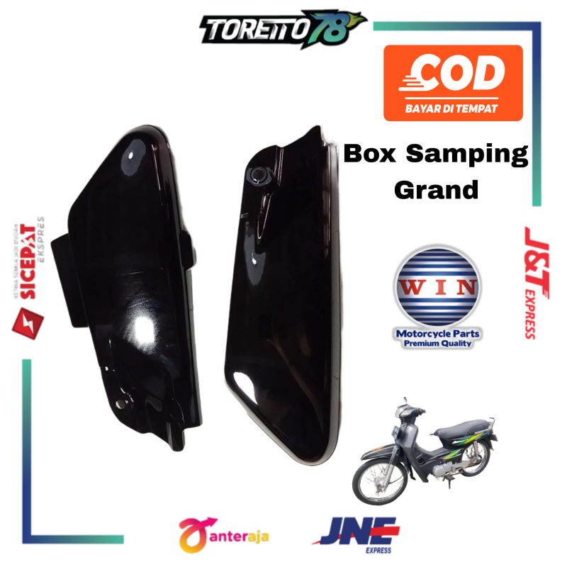 Box Samping Grand Impressa Hitam Murah Merk WIN Sesuai Foto Dan Vidio Box Samping Grand Impressa Hitam