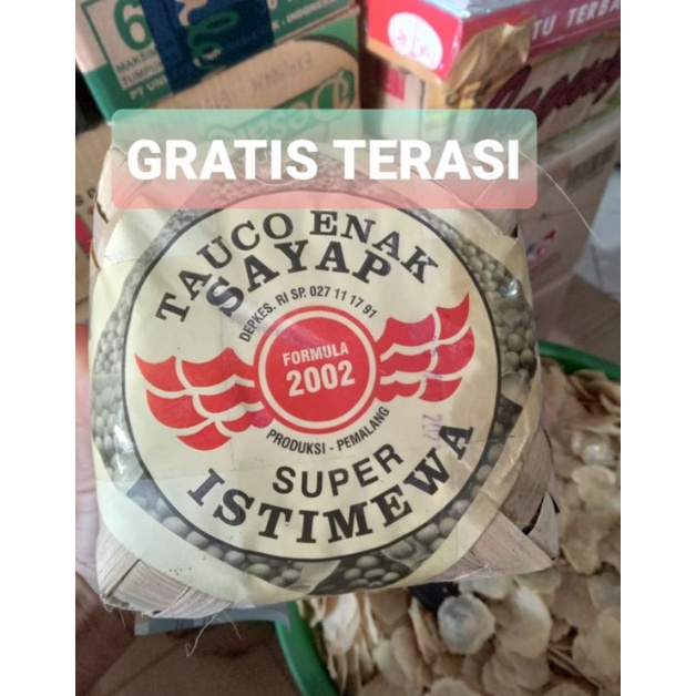 

TAUCO ENAK SUPER ISTIMEWA BESEK KHAS PEMALANG 450 GR BONUS TEH/TERASI/CANDY