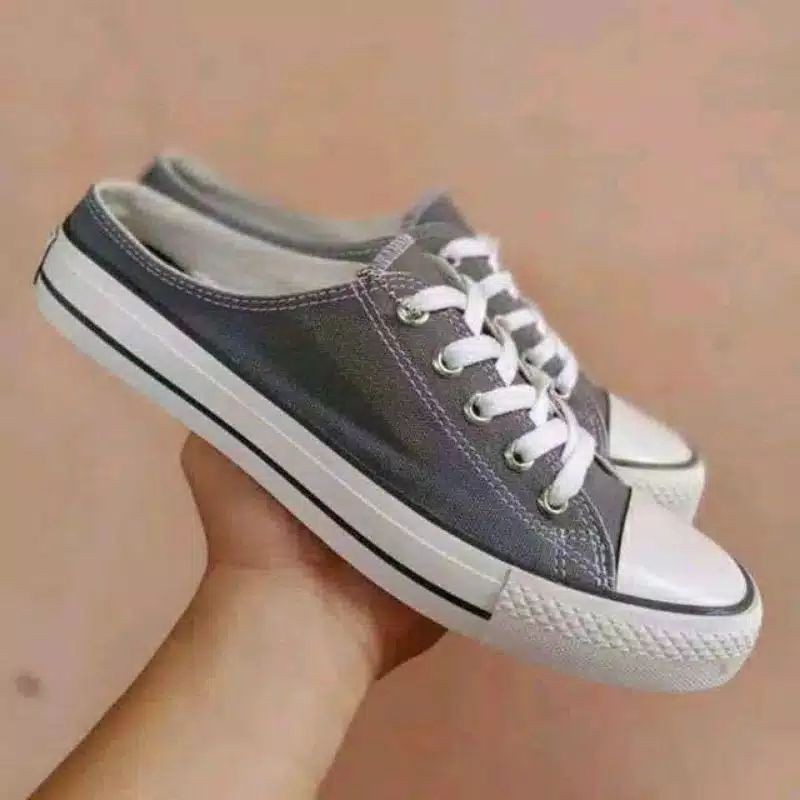 Sepatu Sneikerss Starr BUSTONG Grey | Sepatu Pria Wanita Slop Grey