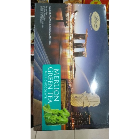 

MERLION GREEN TEA MILK CHOCOLATE PRODUCT IMPORT MALAYSIA BERAT 130 GR