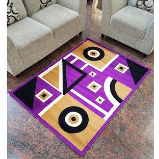 NK karpet permadani moderno ukuran 160x210 purple