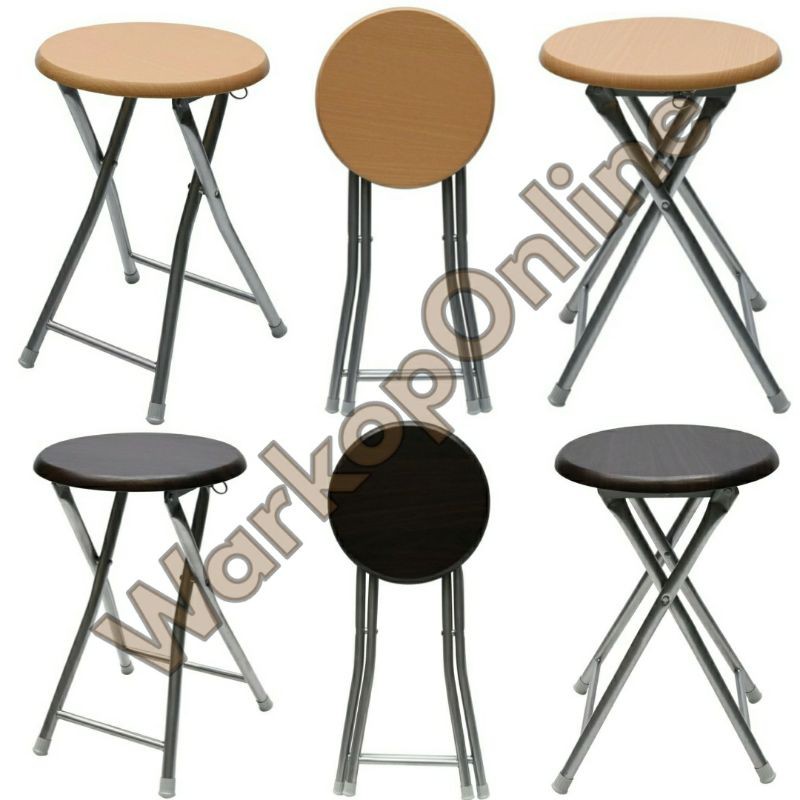 INFORMA Kursi Lipat Bangku Besi Kayu Cafe Outdoor Taman INFORMA Kursi Lipat Bangku Besi Kayu Cafe Outdoor Taman
