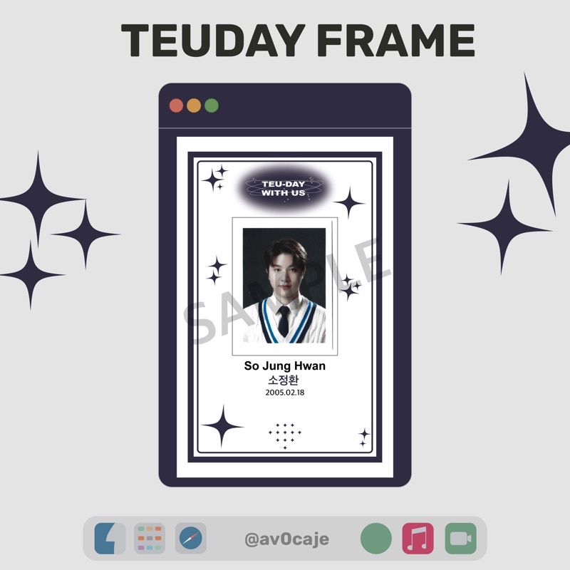 Frame ID Photo Teuday Treasure TYPE 1 (SATUAN)