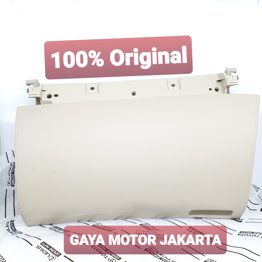 Cover Laci Atas - Cover Laci Dashboard Atas - Tutup Laci Atas Dashboard Toyota Innova 2004-2015 Cream 55440-0K030-A0 ORIGINAL