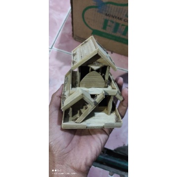 rumah pohon 2 tingkat aquarium