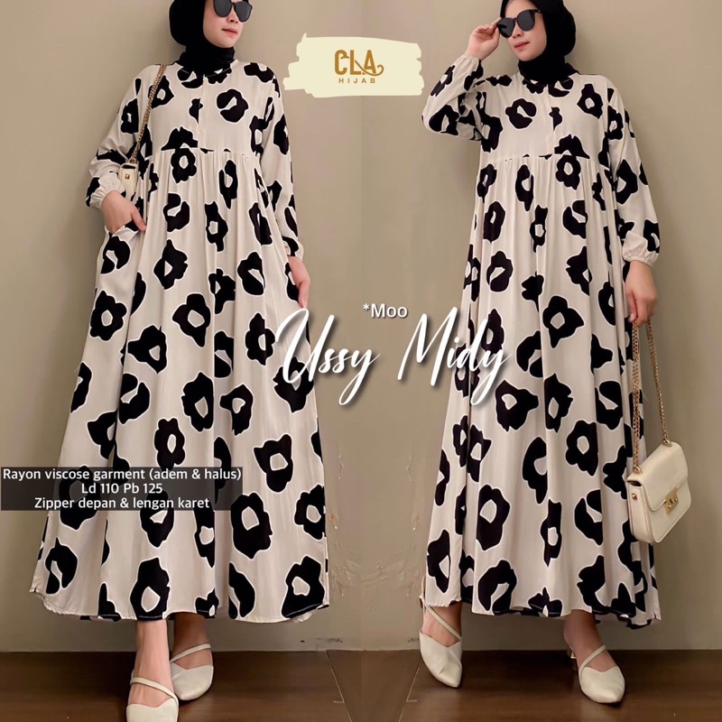 DRESS WANITA USSY MIDY BY CLA