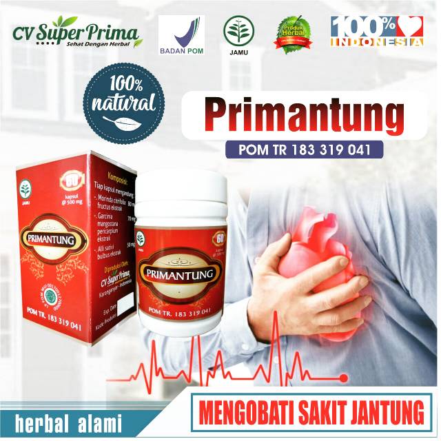 Obat jantung/obat herbal jantung/PRIMANTUNG POM TR