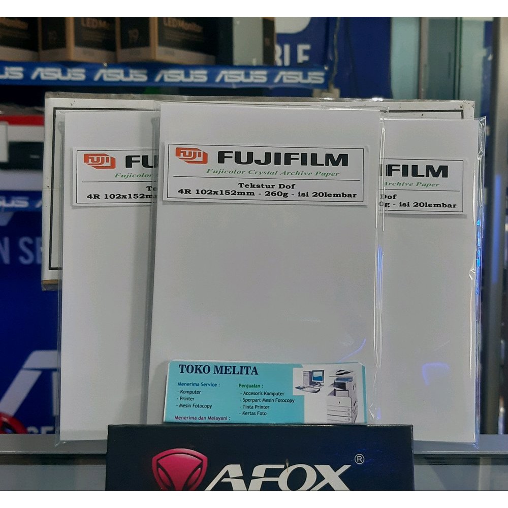 Langsung Order Kertas Foto 4R Dof Kasar Fujifilm terbaik