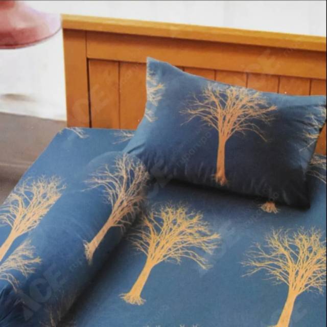 Krishome 120x200+30 Cm Set Seprai Microfiber Fiddle 