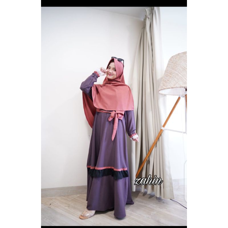 Gamis Claudia set Hijab by Zahin.