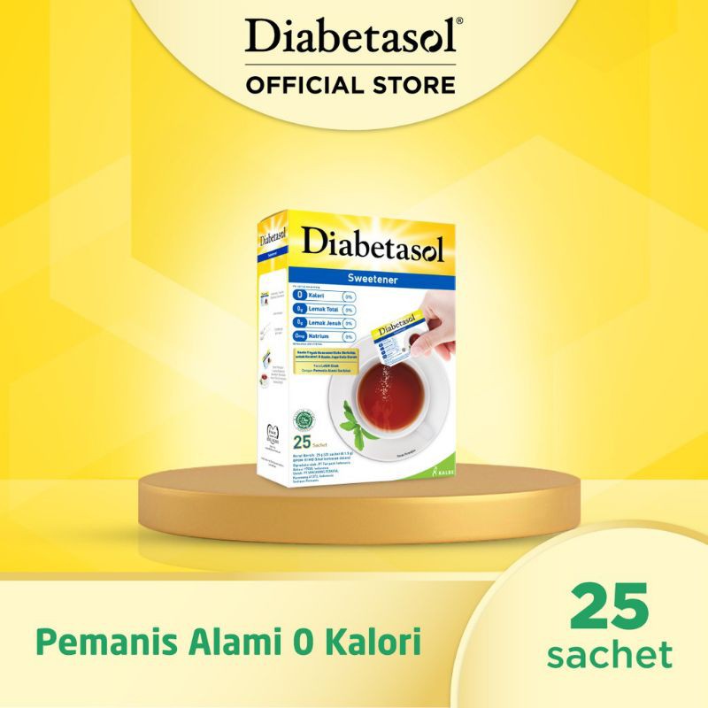 

Diabetasol Sweetener Zero Calorie 25 (sachet)x1.5gr