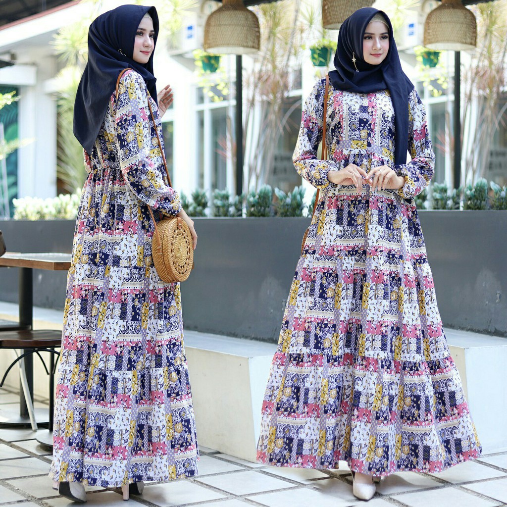 Maxi olivia 3 susun 4Warna