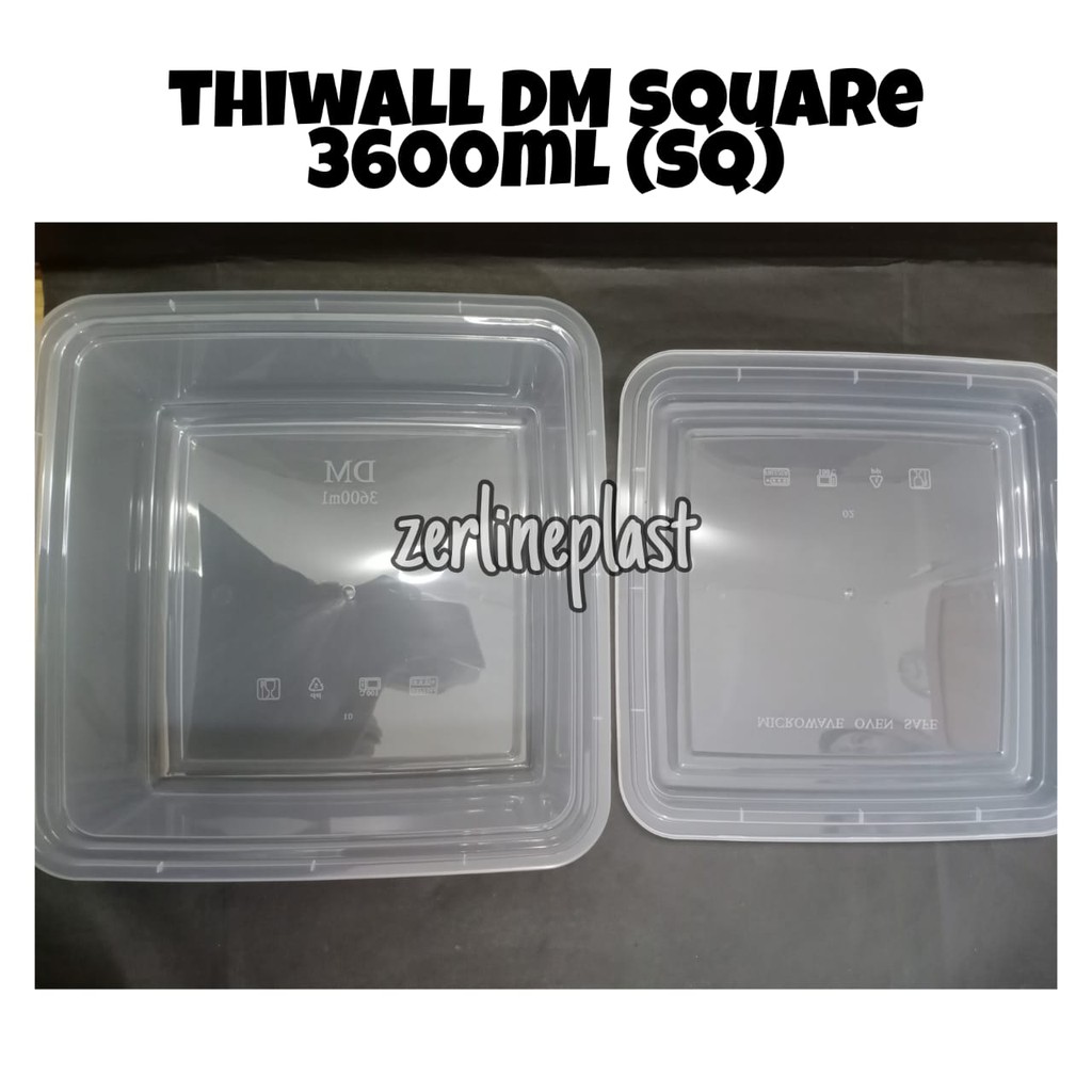 Thinwall DM / Kotak Makan (SQ / SQUARE)