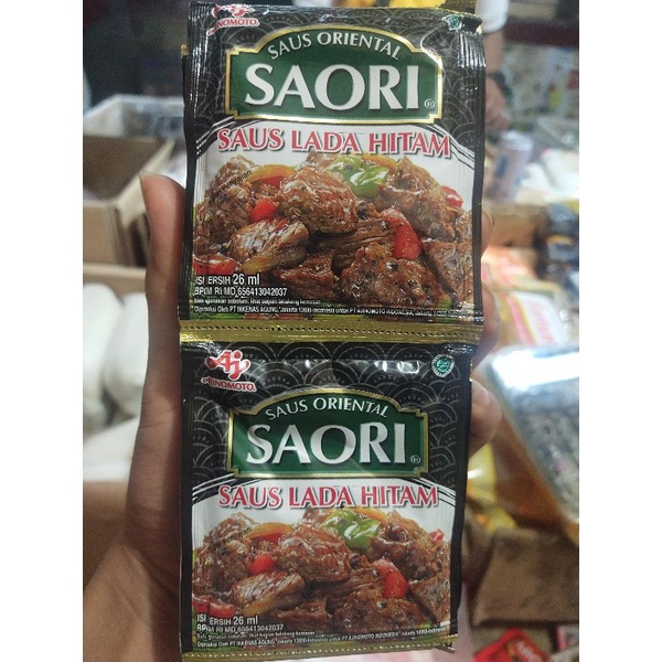 

Saori Saus Lada Hitam 26 ml