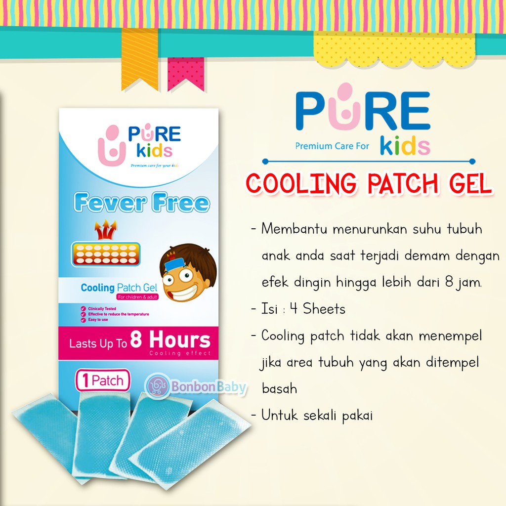 Pure Kids Fever Free / Plester Turun Panas